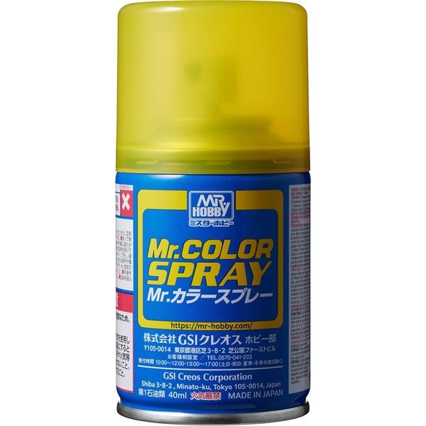 S48　クリアーイエロー 新品塗料   GSIクレオス Mr.カラースプレー 模型用塗料