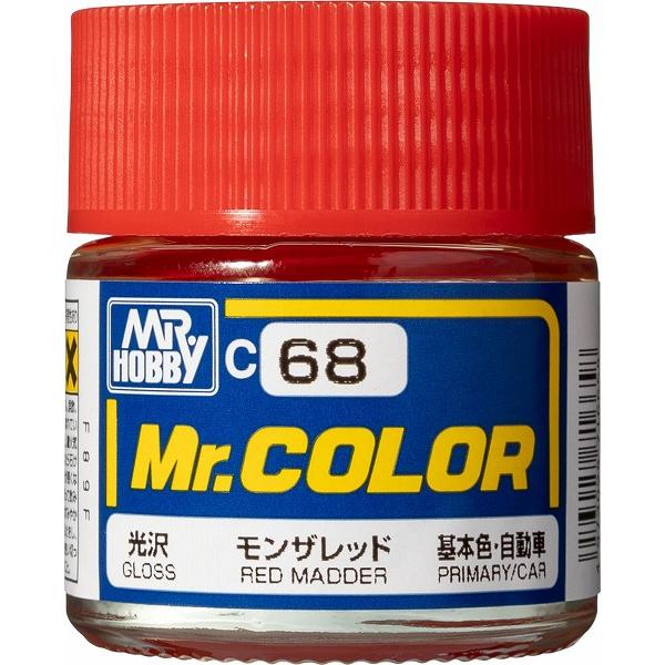 C68 モンザレッド 新品塗料   GSIクレオス Mr.カラー
