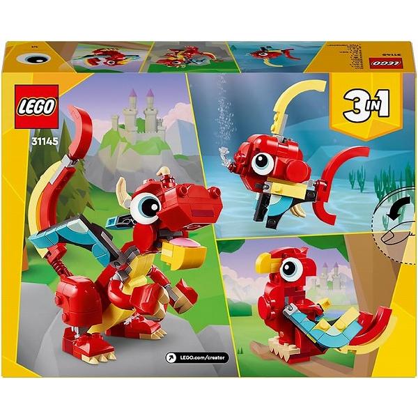 赤いドラゴン 31145 新品レゴ クリエイター LEGO　知育玩具  