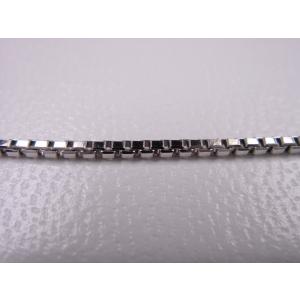 K18/18金 切子ネックレス チェーン 首回り39.5cm 4.4g 造幣局検定刻印