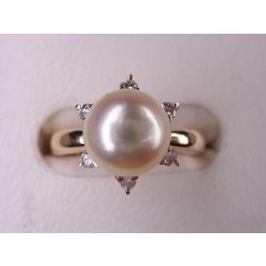 TASAKI（タサキ） 田崎真珠 南海パール リング 10.0mm D0.14ct Pt