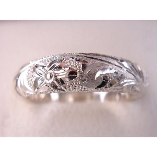 プラチナマリッジリング結婚指輪　ハワイアンリング　プリンセス Ｍ