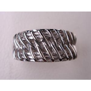 プラチナ角ダイヤ一文字リング 1．35ct : KenBrand - 通販