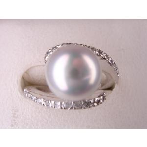 TASAKI（タサキ） 田崎真珠 南海パール リング 10.0mm D0.14ct Pt