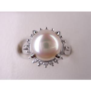 TASAKI（タサキ） 田崎真珠 南海パール リング 10.0mm D0.14ct Pt