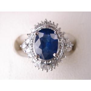 プラチナ角ダイヤ一文字リング 1．35ct : KenBrand - 通販