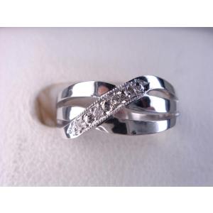 プラチナ角ダイヤ一文字リング 1．35ct : KenBrand - 通販