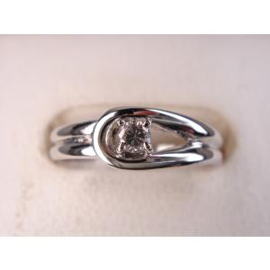 プラチナ角ダイヤ一文字リング 1．35ct : KenBrand - 通販