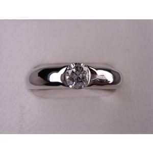 プラチナ角ダイヤ一文字リング 1．35ct : KenBrand - 通販