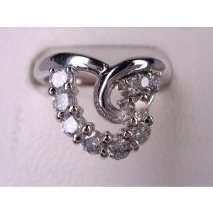 プラチナ角ダイヤ一文字リング 1．35ct : KenBrand - 通販 