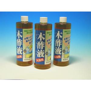 国産木酢液 ＮＥＷ木酢液 500ｍｌ3本セット 肌荒れ 乾燥肌に樹木の天然入浴液