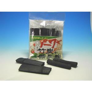 竹炭 備長炭各2本 水浄化 炭のミネラル ご飯 水を美味しく