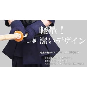 剣道 防具 6ミリ 特練Zゴールド 十字刺 軽...の詳細画像3