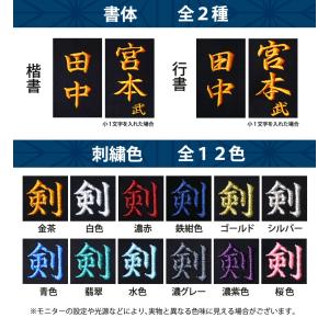 防具刺繍ネーム●小5枚(アイロン貼付け用4枚+...の詳細画像1
