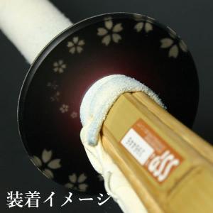 剣道 竹刀 鍔 ●紋様つば(ツバ)・渦さくら(...の詳細画像1