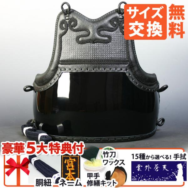 [剣道屋] 少年向け 胴単品 [ネーム付き][胴紐付き] 剣道 防具 胴 黒色 小学生 子供 幼年 ...
