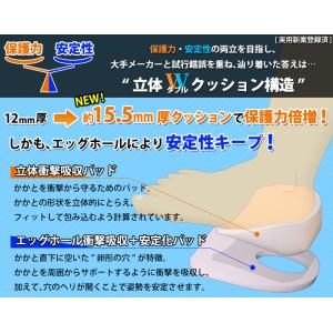 剣道 かかと サポーター ●≪底・皮付き≫ W...の詳細画像2