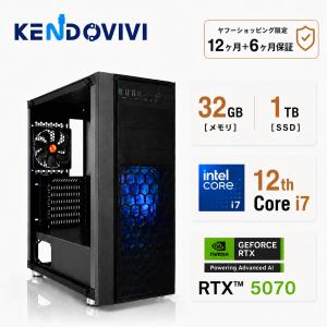 intel 12世代CPU ゲーミングPC RTX5070 core i7 12700F SSD1TB メモリ32GB デスクトップパソコン