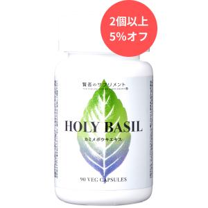 【ホーリーバジル 医師監修】セロトニン エンドルフィン 集中力 やる気 前向き 体調管理 サプリ HOLY BASIL エキス  賢者のサプリメント 90カプセル 30食分