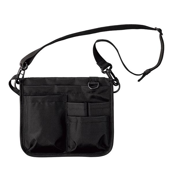 マツヨシ マツヨシナースポシェット ブラック MY-NS0410BK - 松吉医科器械 ※メール便対...