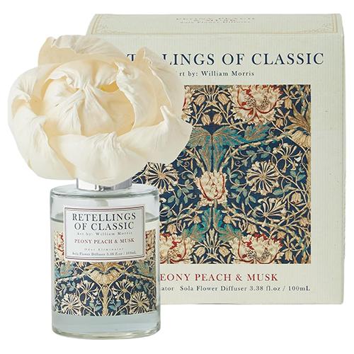 リテリングスオブクラシック ソラフラワーディフューザー ハニーサックル (ピオニーピーチ＆ムスク) ...