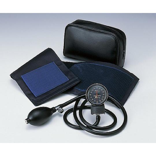 小型アネロイド血圧計　Ｎｏ．５００　紺　０５００Ｂ０１１　０−９６２７−０１　一式