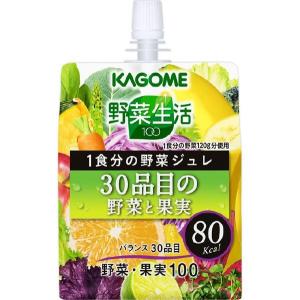 野菜生活100　1食分の野菜ジュレ　30品野菜と果実　180g×6本｜kenjoy