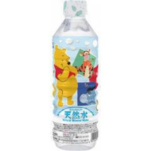 ブルボン天然水　くまのプーさん　５００ｍＬ×24個セット｜kenjoy