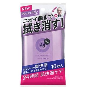 Ａｇデオ24 クリアシャワーシート Nａフレッシュサボンの香りＳ 10枚｜kenjoy