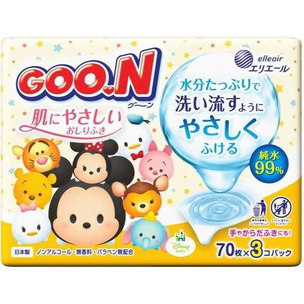 グーン肌にやさしいおしりふき　７０枚×３Ｐ×12個セット