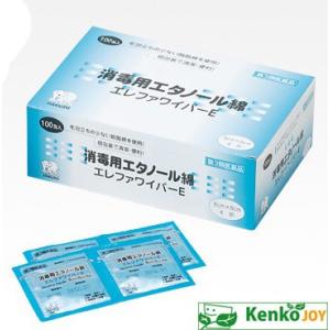 【第3類医薬品】エレファワイパーＥ　８ｃｍ×８ｃｍ　４折　2600022　100枚｜kenjoy