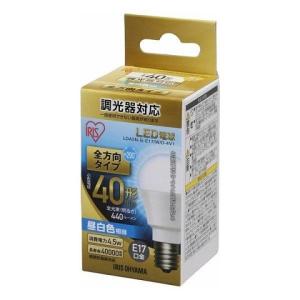 LED電球 E17 全方向 調光 40形相当 昼白色　LDA5N-G-E17/W/D-4V1｜kenjoy