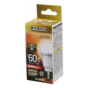 LED電球 E17 広配光 調光 60形相当 電球色　LDA9L-G-E17/D-6V3｜kenjoy