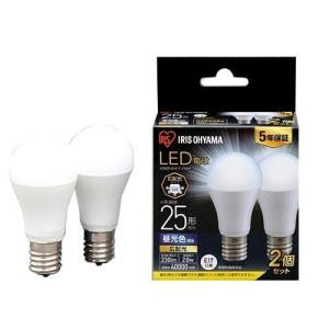 LED電球 E17 広配光 25形相当 昼光色 2個セット　　LDA2D-G-E17-2T62P｜kenjoy