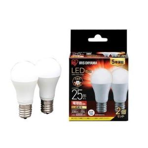 LED電球 E17 広配光 25形相当 電球色 2個セット　　LDA2L-G-E17-2T62P｜kenjoy