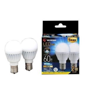 LED電球 E17 広配光 60形相当 昼白色 2個セット　　LDA7N-G-E17-6T62P｜kenjoy