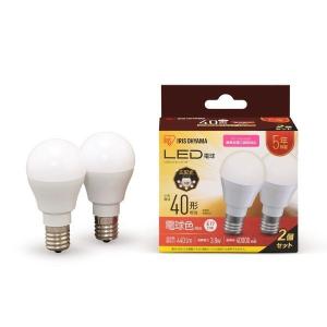 LED電球 E17 広配光 40形相当 電球色 2個セット　　LDA4L-G-E17-4T72P｜kenjoy