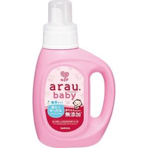 アラウ.ベビー 洗たくせっけん 無香タイプ　本体　800mL｜kenjoy