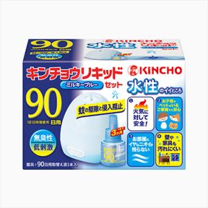 水性キンチョウリキッド９０日無臭性ミルキーブルー｜kenjoy