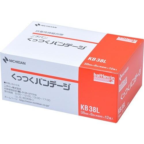 ≪送料無料≫ＢＷ　くっつくバンデージ　ＫＢ３８Ｌ　３８ｍｍ×８ｍ　12巻