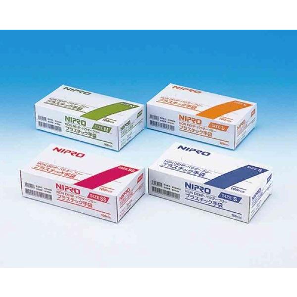 プラスチック手袋　ＰＦ　７．５　２０−２１４　20双