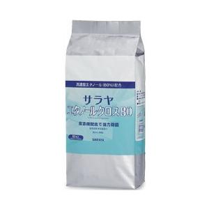 サラヤエタノールクロス８０　詰替　44163　80枚