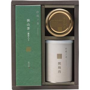 5%OFF 一番茶入り狭山茶・焼海苔・のり佃煮詰合せ(SR3A-B) (お見舞い返し　内祝　新築内祝　法事・香典返し　お返し　ギフト　御礼)□5゛｜kenjya-gift