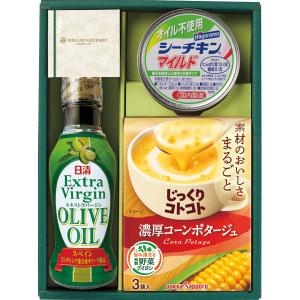 5%OFF ミカドグルメ　オリーブオイルヘルシーギフト(MGO-15N) (お見舞い返し　内祝　法事・香典返し　お返し　ギフト　御礼)□5゛｜kenjya-gift