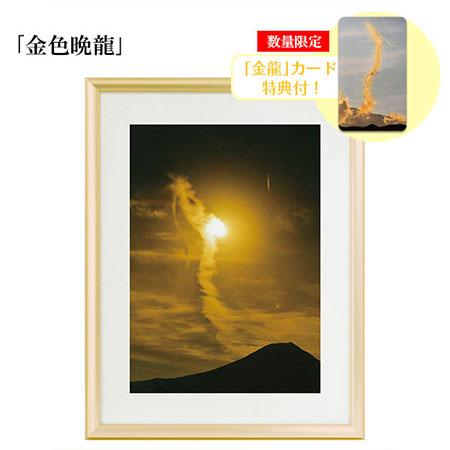 秋元隆良 奇跡の写真 金色晩龍 金龍カード 特典付 銀塩生写真 開運グッズ 開運グッズ 運気 アップ