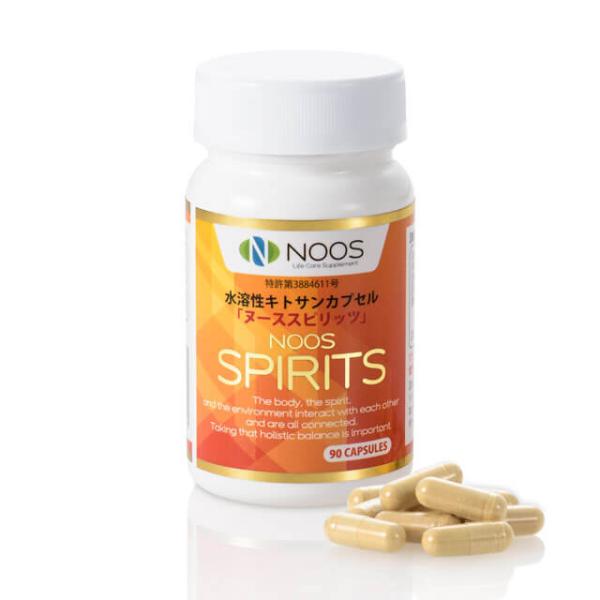 正規販売店 水溶性キトサンカプセル ヌース スピリッツ 90粒