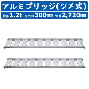 昭和ブリッジ アルミブリッジ 0.5t 2本セット SBA-180-25-0.5 ツメ 