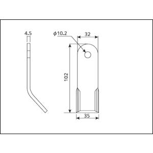 カッター 刃 草刈機 三陽機器 HKM901 ...の詳細画像1