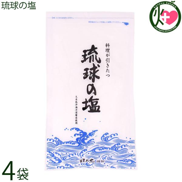 琉球の塩 450g (大) ×4P 黒糖本舗垣乃花 沖縄 土産 人気 調味料 しお 料理の味を引き立...