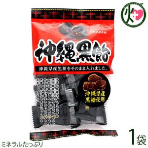 沖縄黒飴 100g×1袋 海邦商事 沖縄 土産 人気 黒糖菓子 個包装 あめ ミネラル豊富